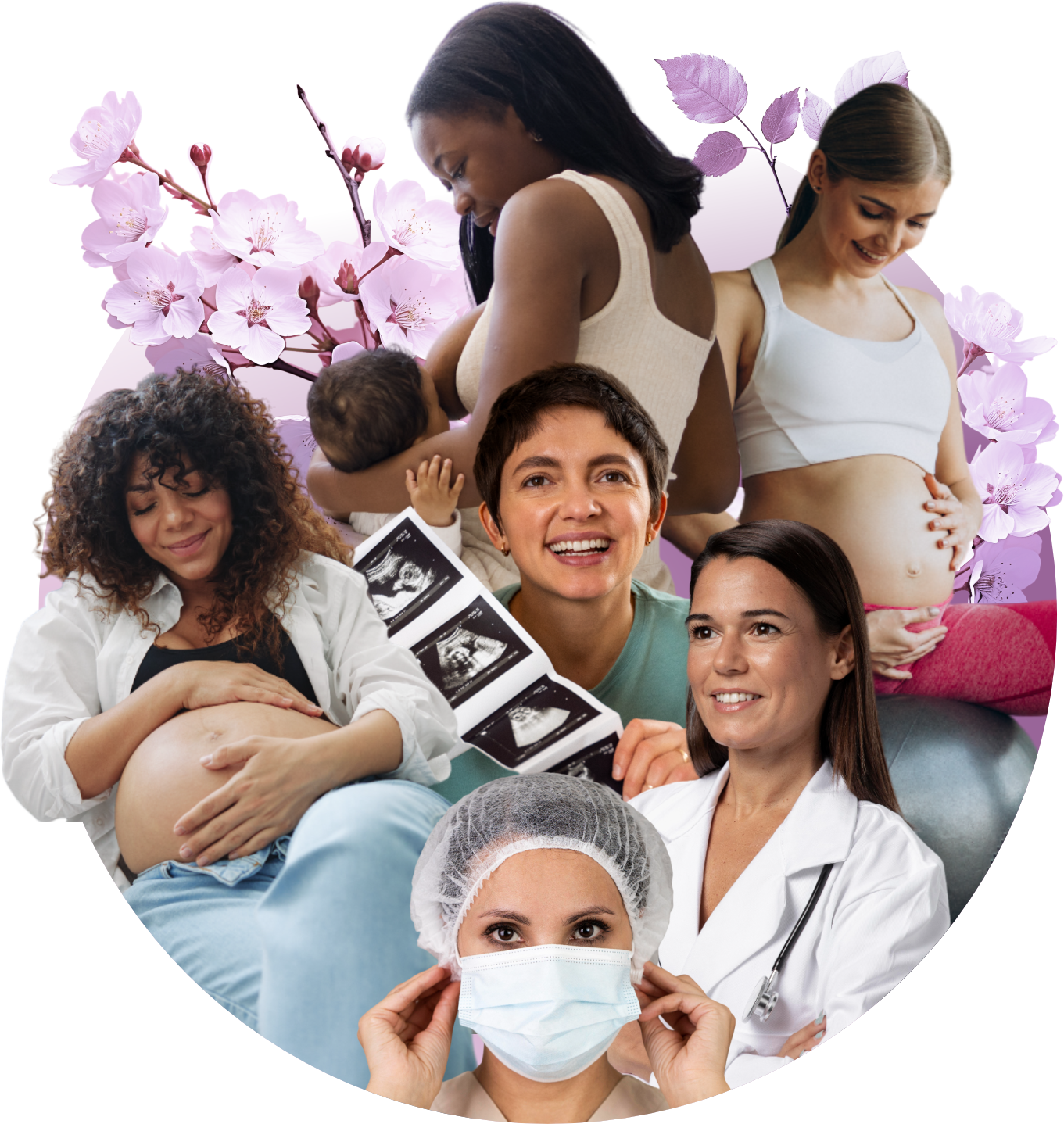 Mulher sorrindo na clínica